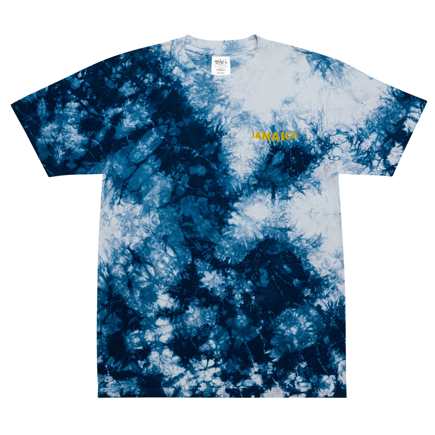 Oversized JAMAICA Free Spirited tie-dye t-shirt