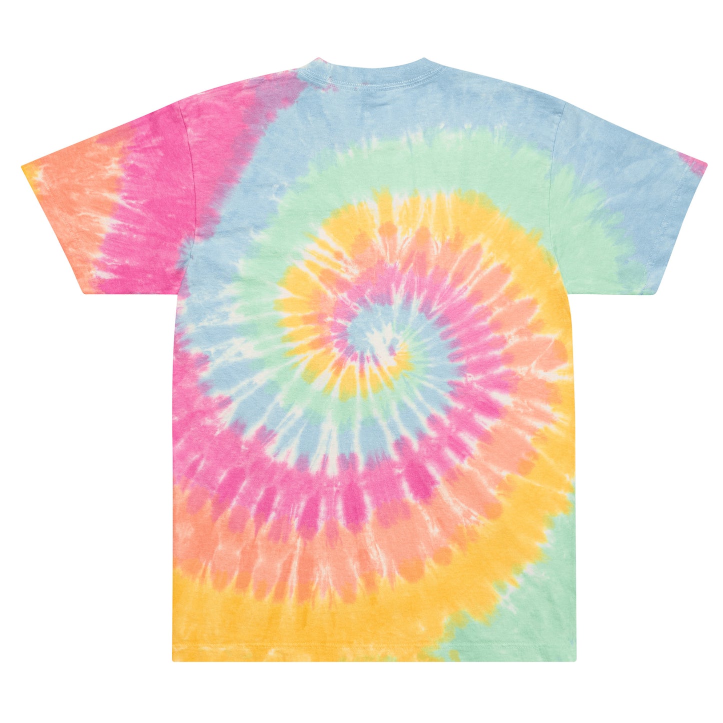 Oversized JAMAICA Free Spirited tie-dye t-shirt