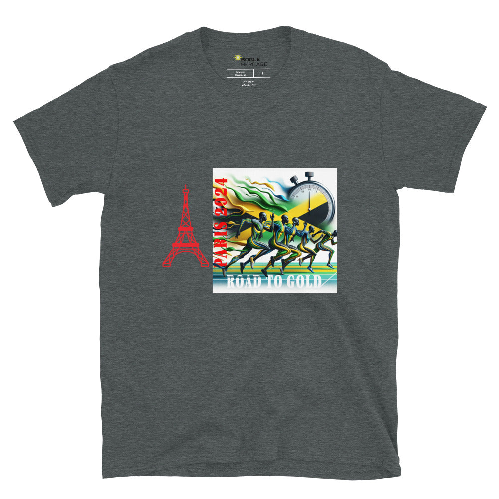 Short-Sleeve TEAM JAMAICA RELAY PARIS 2024 Style 2 Unisex T-Shirt