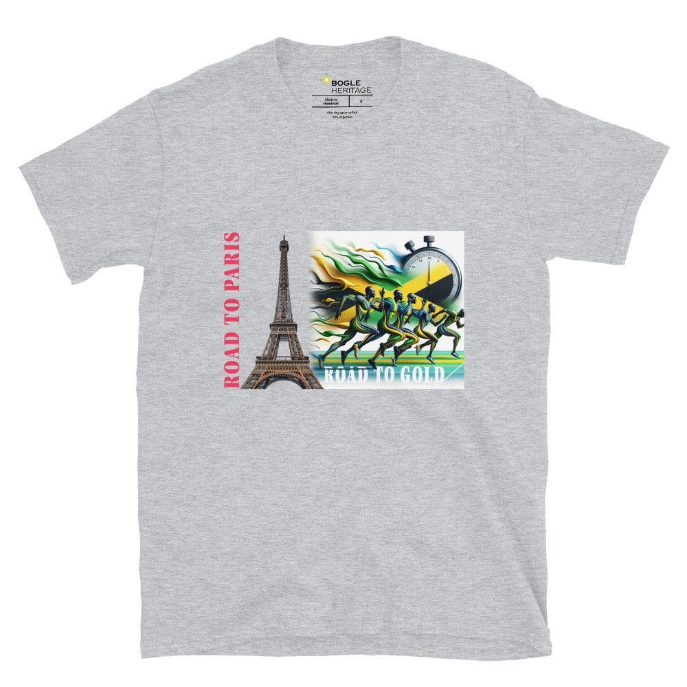 Short-Sleeve Unisex TEAM JAMAICA RELAY T-Shirt