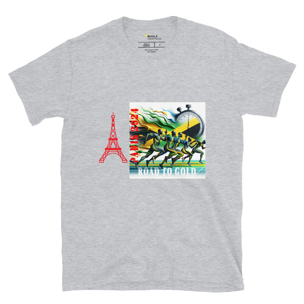 Short-Sleeve TEAM JAMAICA RELAY PARIS 2024 Style 2 Unisex T-Shirt