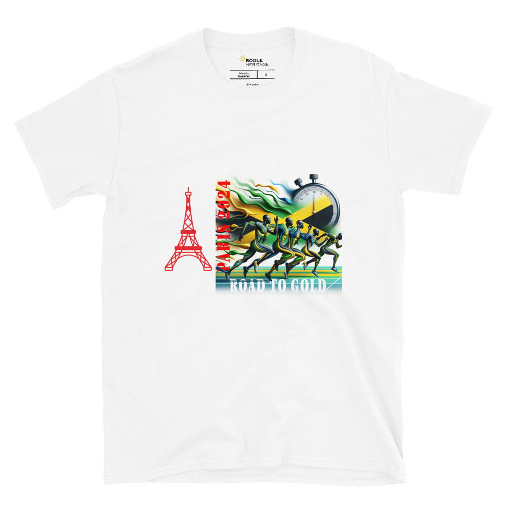 Short-Sleeve TEAM JAMAICA RELAY PARIS 2024 Style 2 Unisex T-Shirt