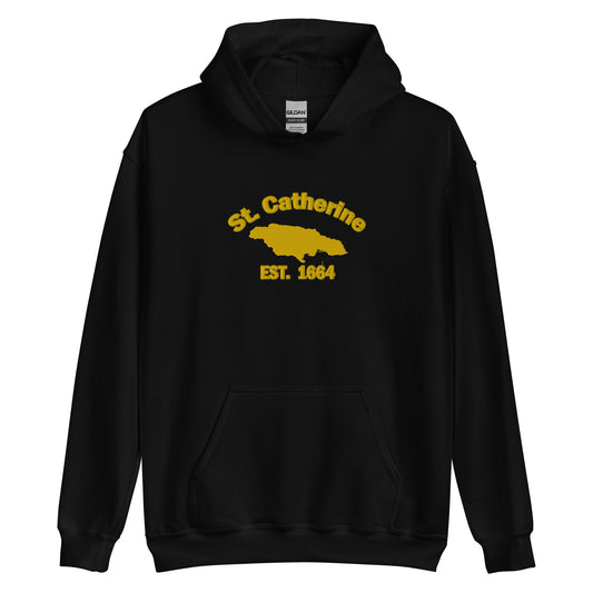 Unisex ST. CATHERINE JAMAICA Embroidered Sunshine Hoodie