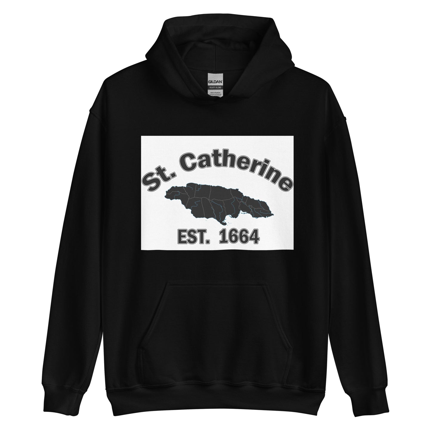 Unisex ST. CATHERINE JAMAICA ESTABLISHED Block Hoodie