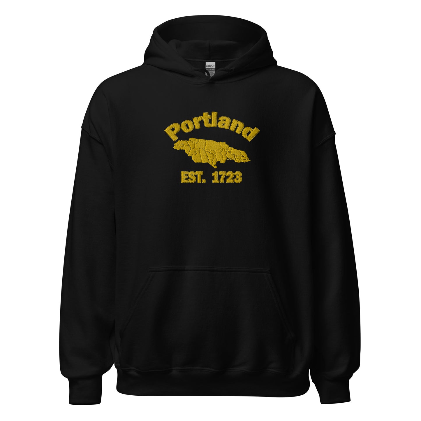 Unisex PORTLAND JAMAICA EMBROIDERED Sunshine Hoodie