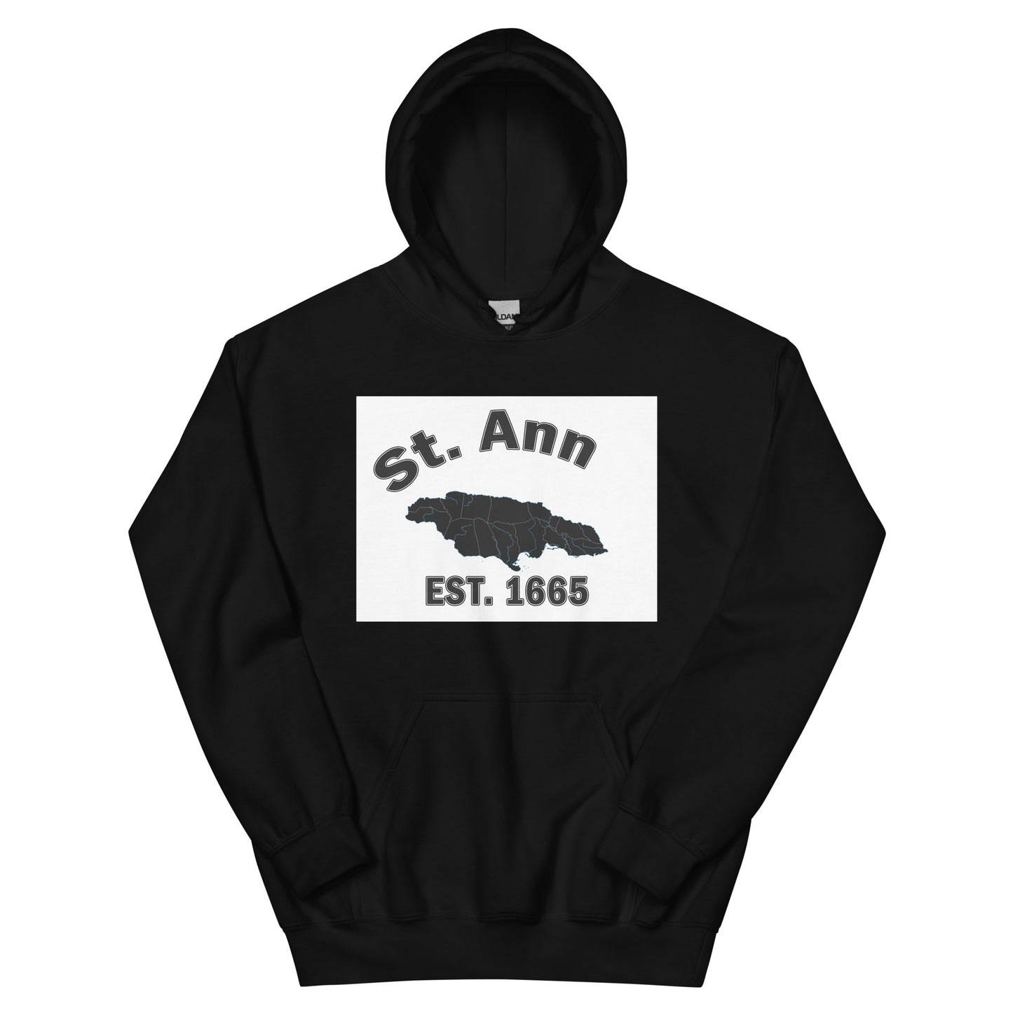 Unisex ST. ANN JAMAICA ESTABLISHED Block Hoodie