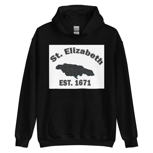 Unisex ST. ELIZABETH JAMAICA ESTABLISHED Block Hoodie