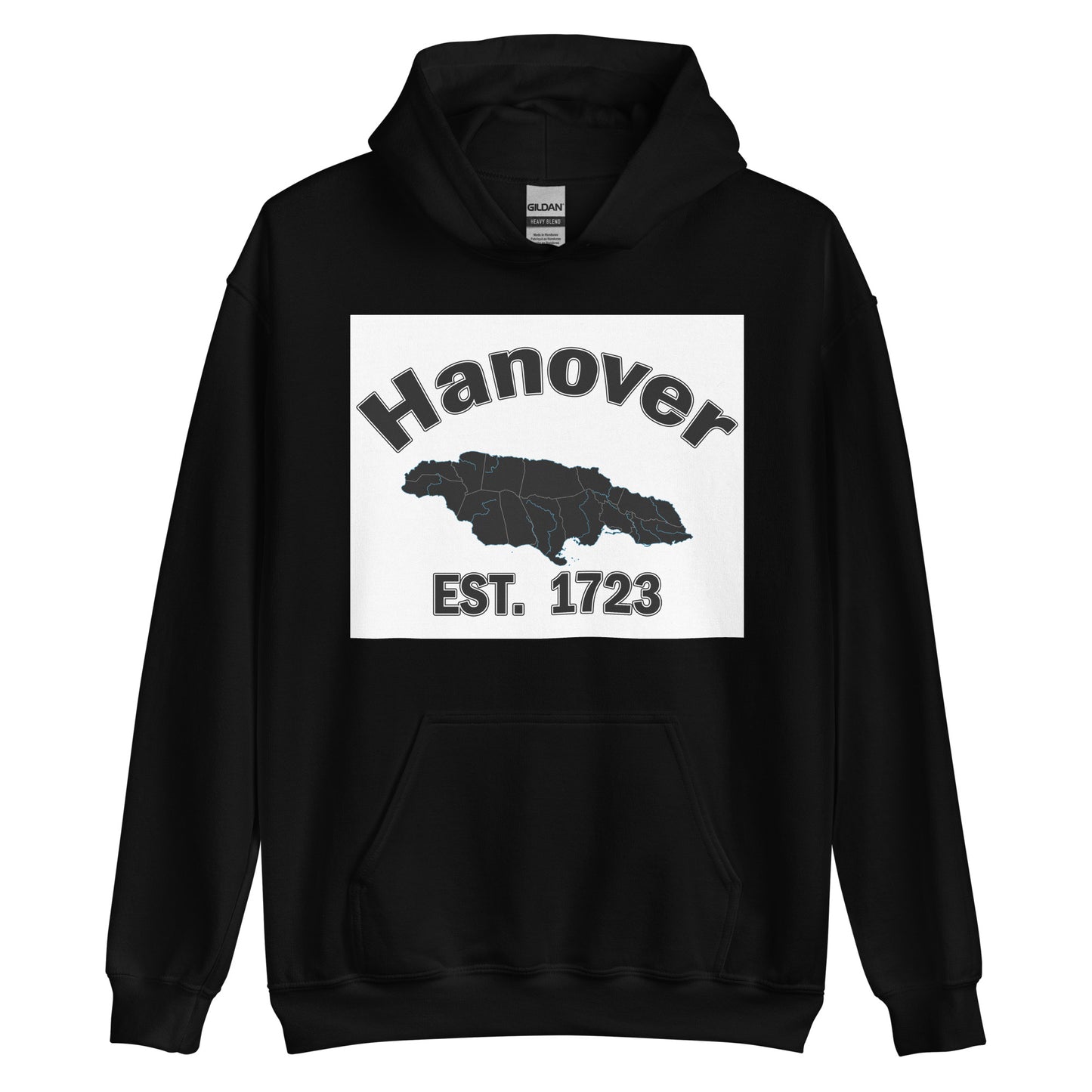 Unisex HANOVER JAMAICA ESTABLISHED Block Hoodie