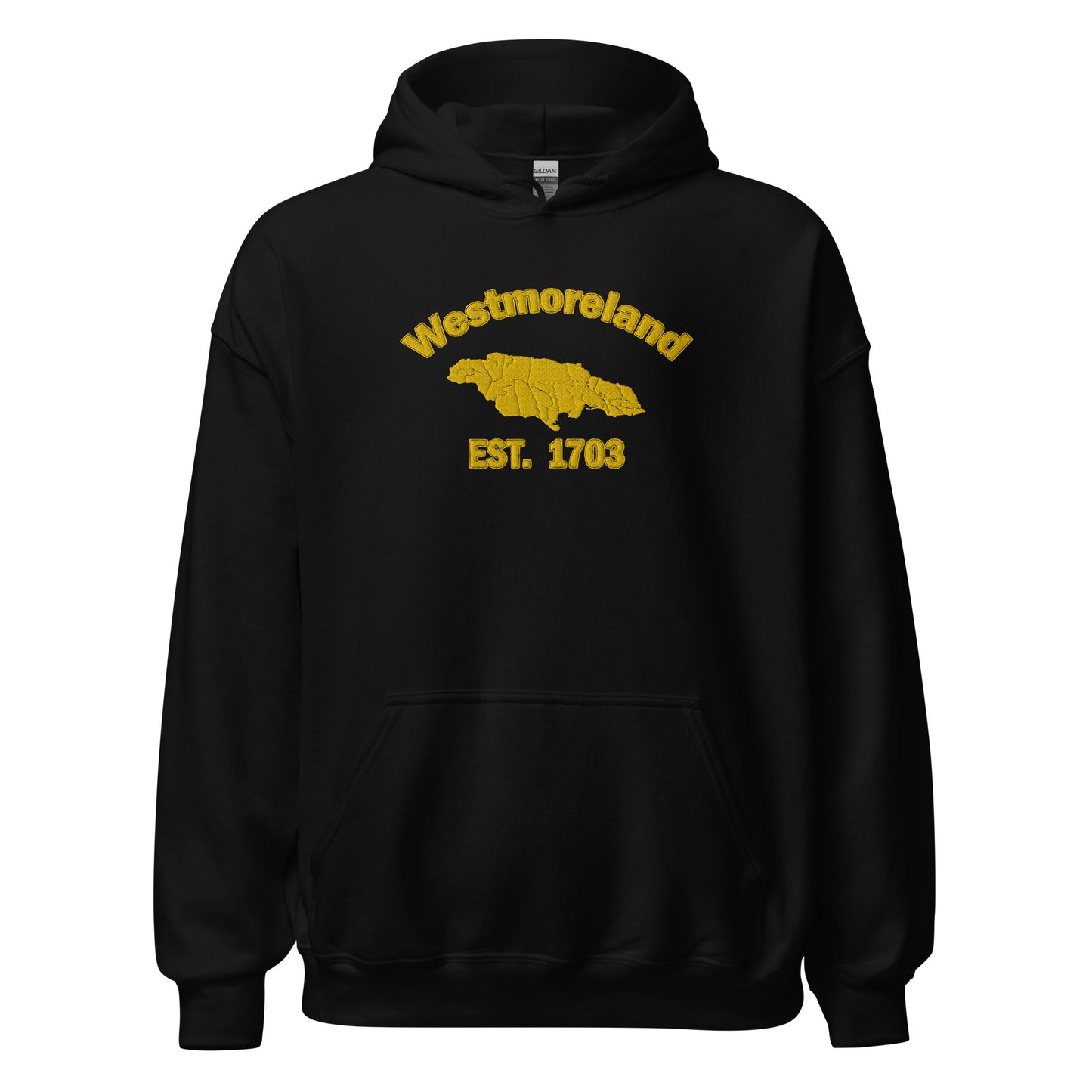 Unisex WESTMORELAND JAMAICA EMBROIDERED Sunshine Hoodie