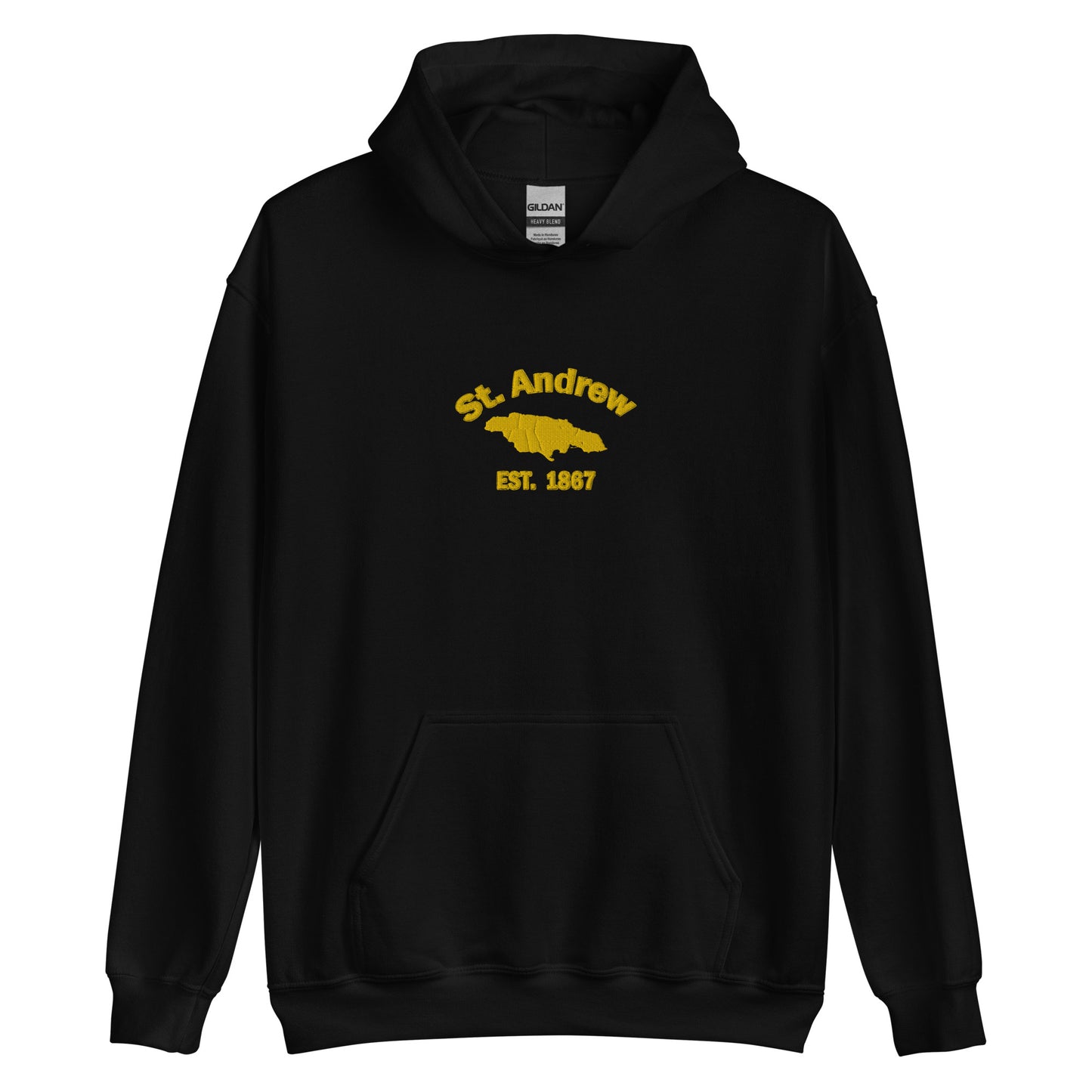 Unisex ST. ANDREW JAMAICA EMBROIDERED Sunshine Hoodie