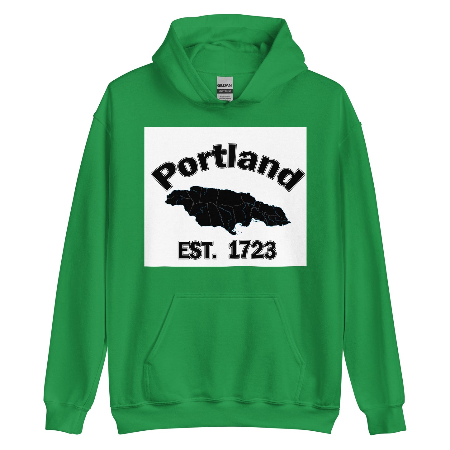 Unisex PORTLAND JAMAICA ESTABLISHED Block Hoodie