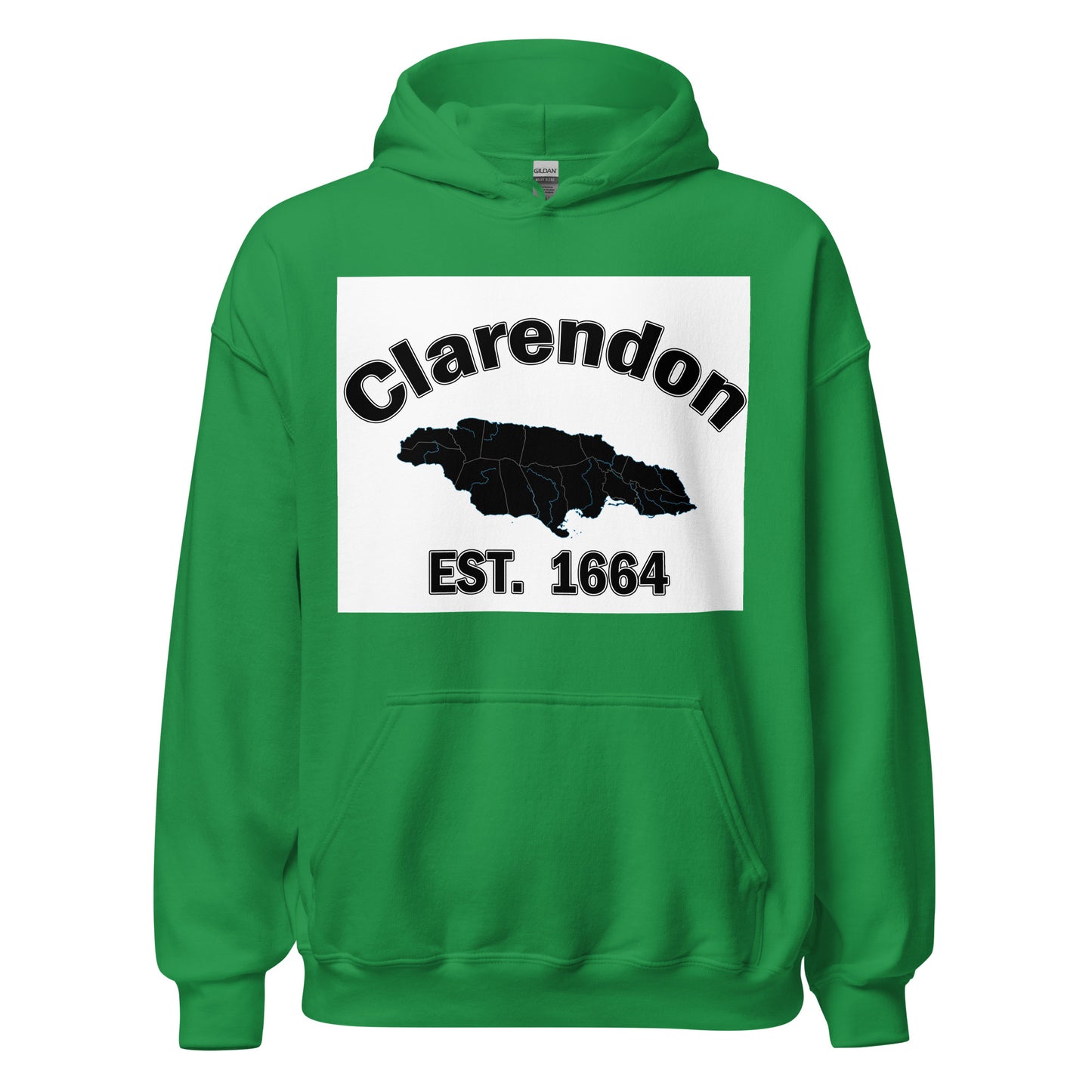 Unisex CLARENDON JAMAICA ESTABLISHED Block Hoodie