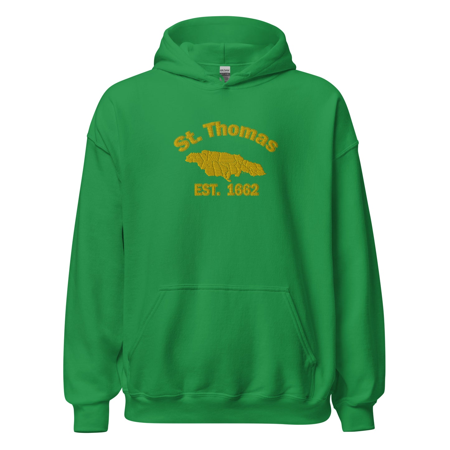 Unisex ST. THOMAS JAMAICA EMBROIDERED Sunshine Hoodie