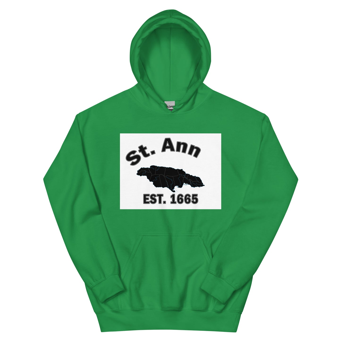 Unisex ST. ANN JAMAICA ESTABLISHED Block Hoodie