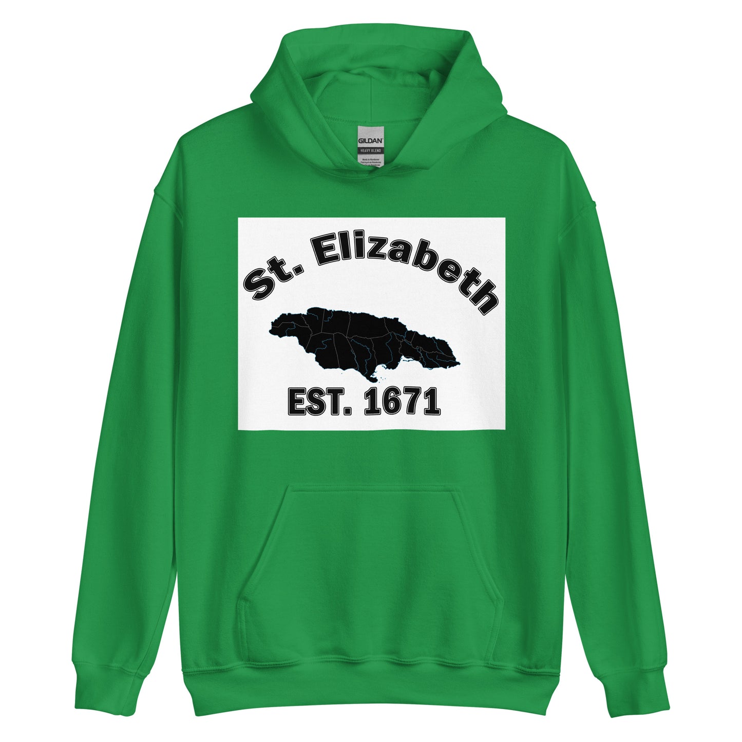 Unisex ST. ELIZABETH JAMAICA ESTABLISHED Block Hoodie