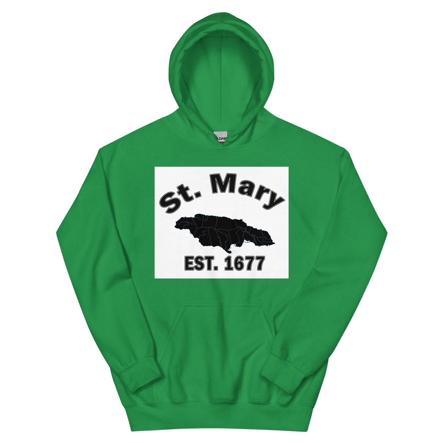 Unisex ST. MARY JAMAICA ESTABLISHED Block Hoodie