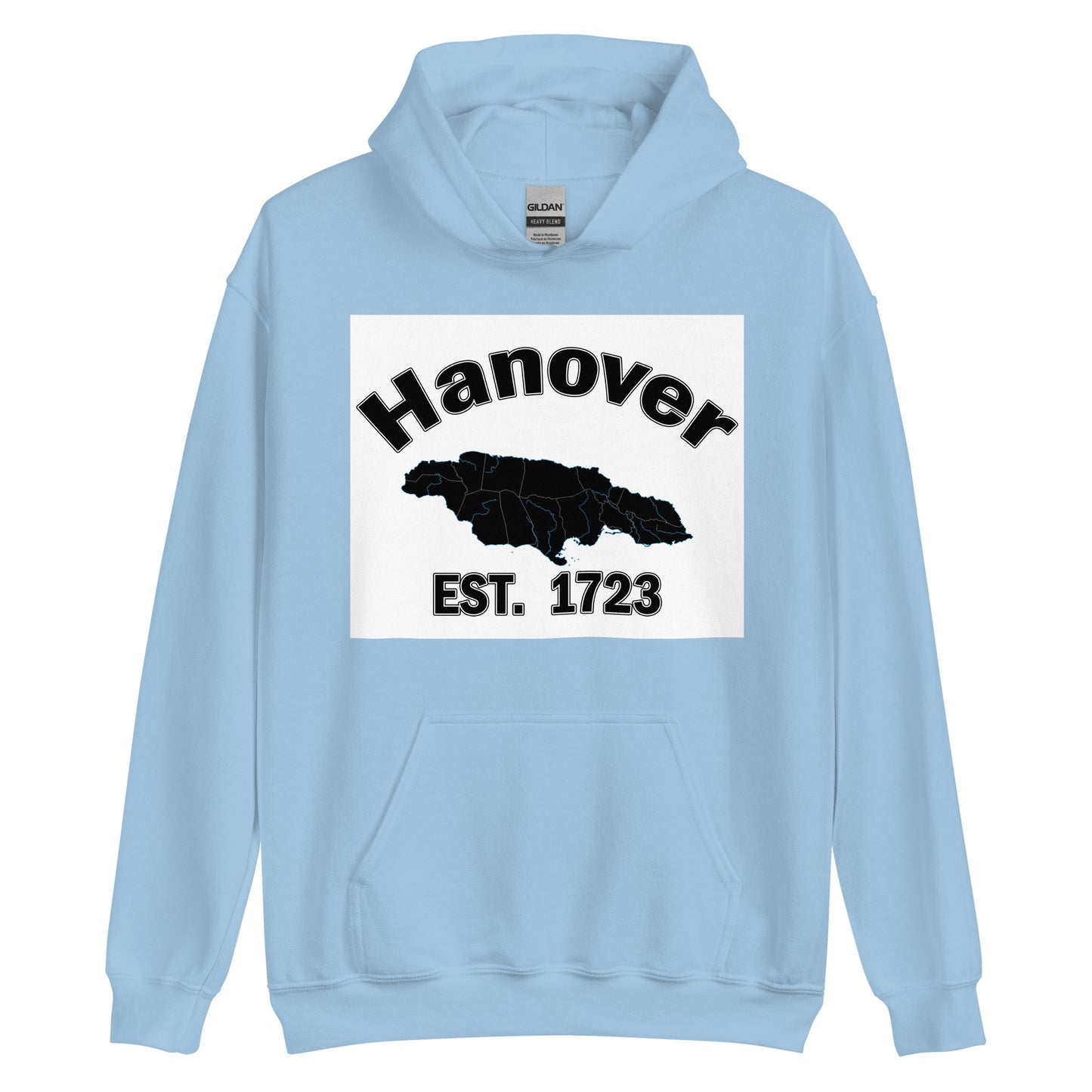 Unisex HANOVER JAMAICA ESTABLISHED Block Hoodie