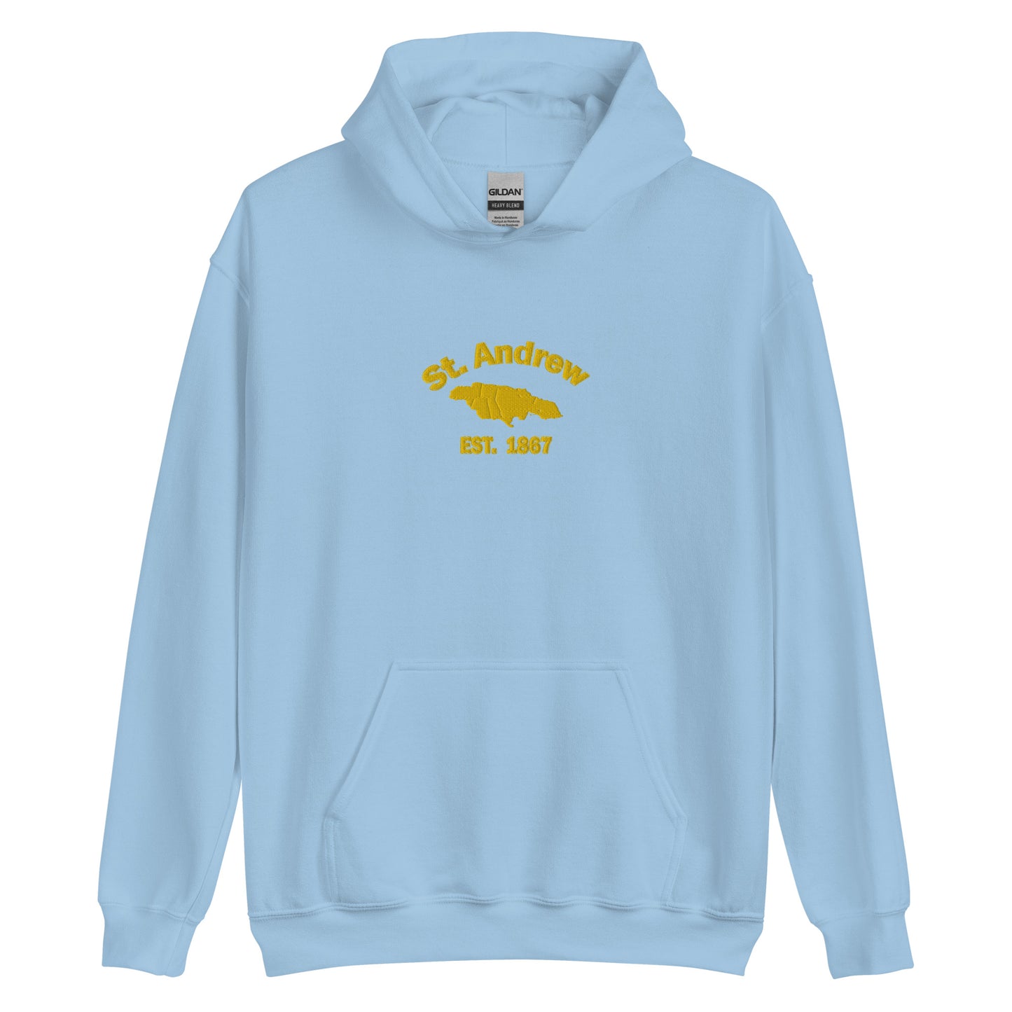 Unisex ST. ANDREW JAMAICA EMBROIDERED Sunshine Hoodie