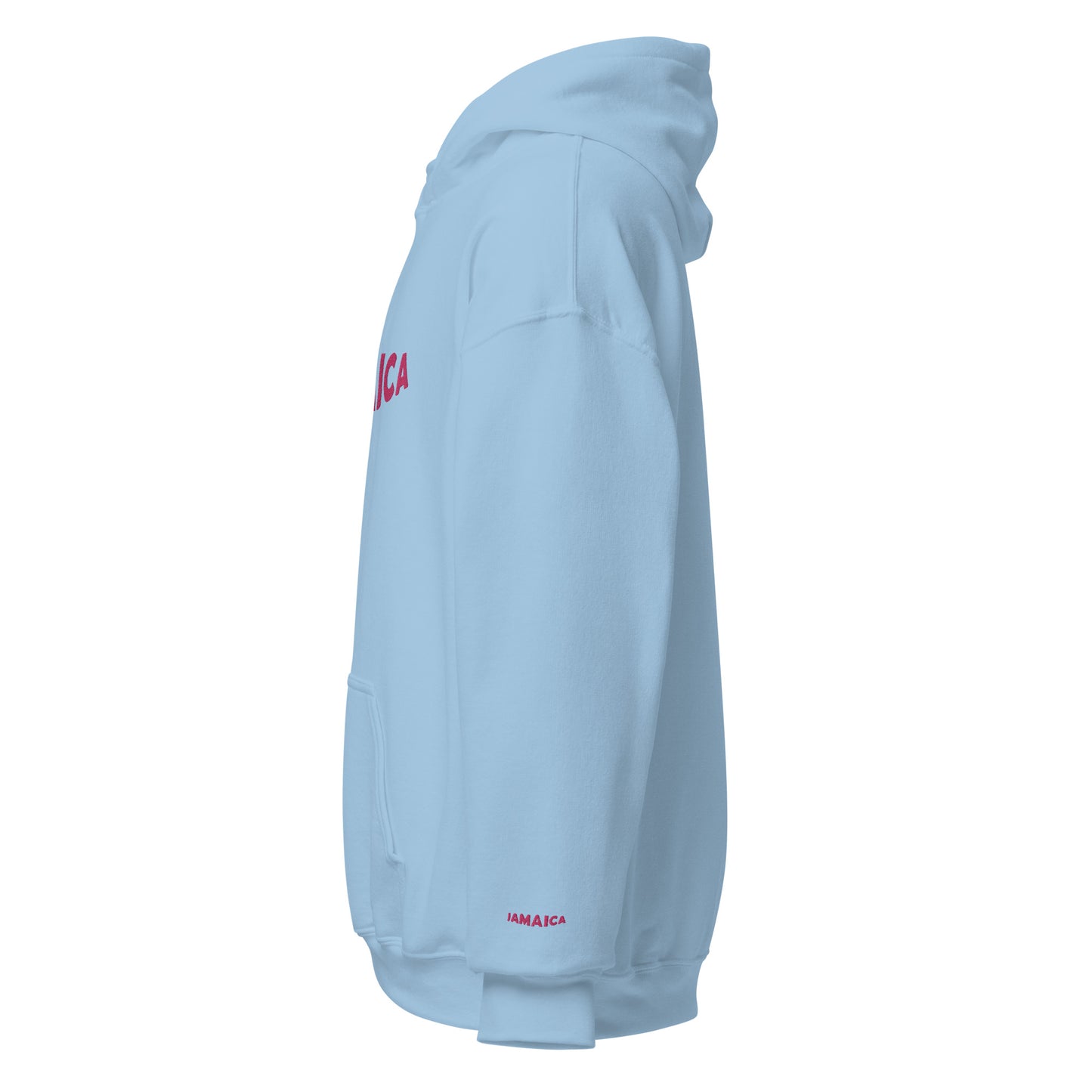 Classic Pink JAMAICA Embroidered Unisex Hoodie