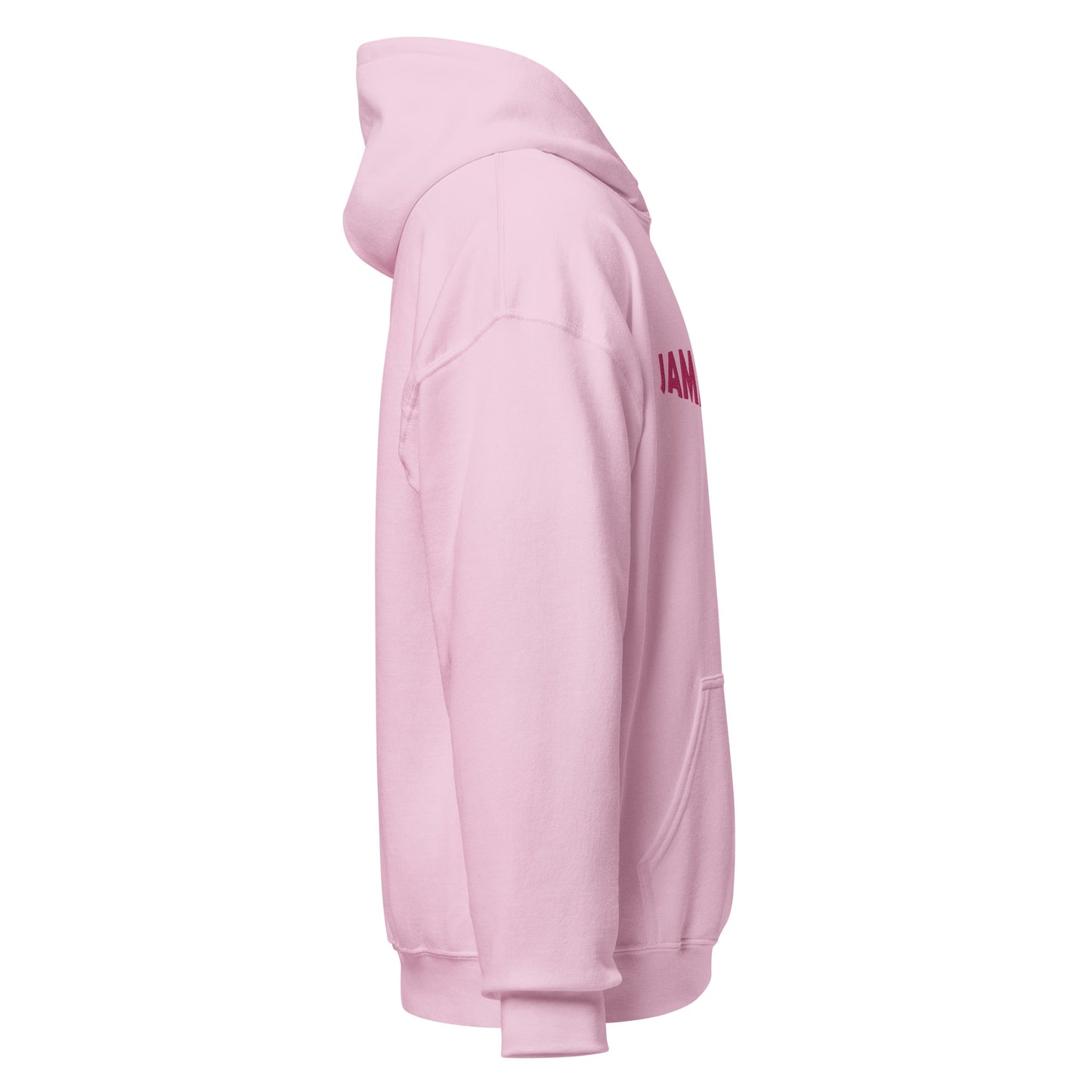 Classic Pink JAMAICA Embroidered Unisex Hoodie