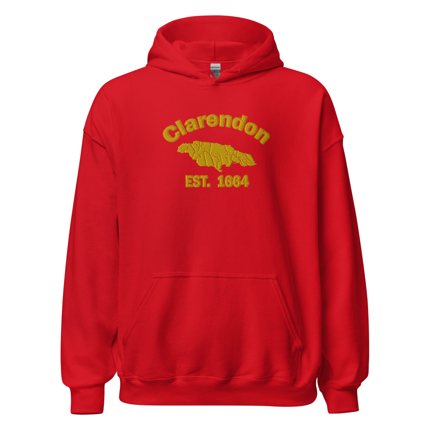 Unisex CLARENDON JAMAICA EMBROIDERED Sunshine Hoodie