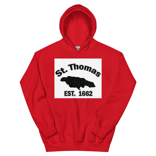 Unisex ST. THOMAS JAMAICA ESTABLISHED Block Hoodie