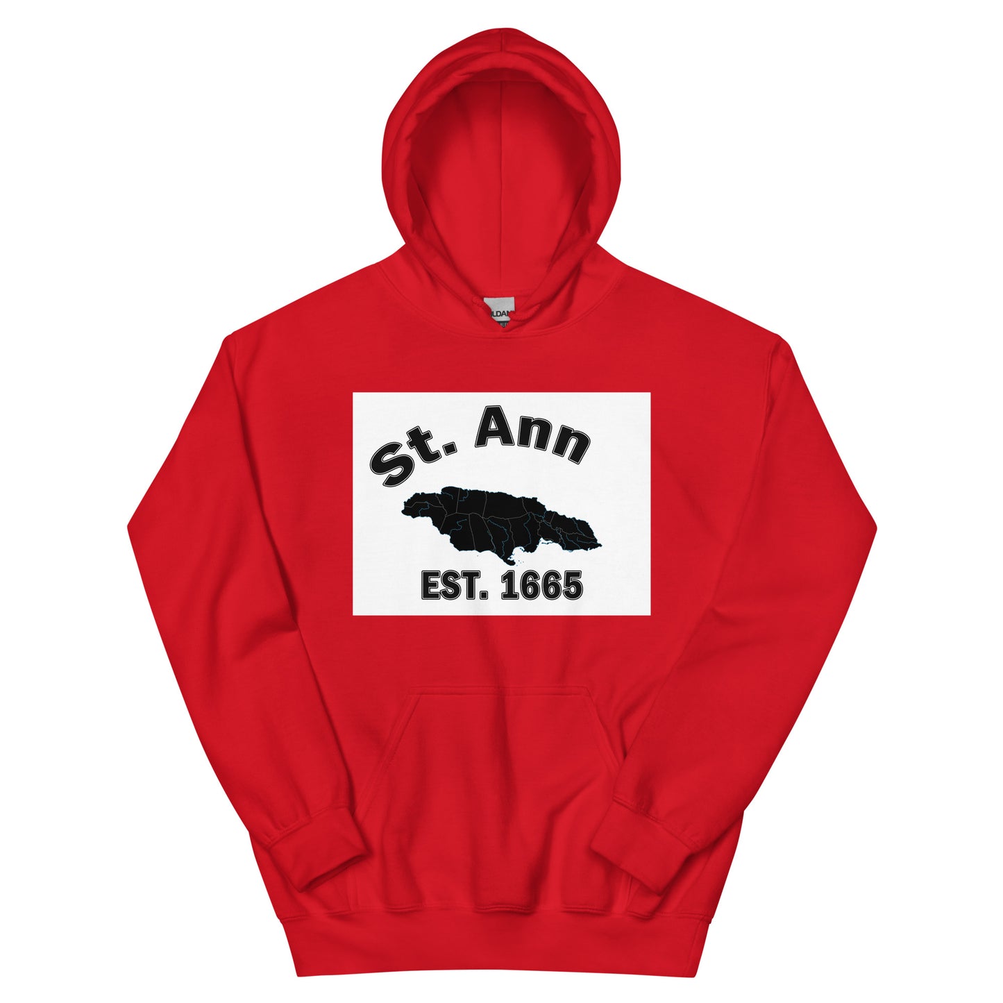 Unisex ST. ANN JAMAICA ESTABLISHED Block Hoodie