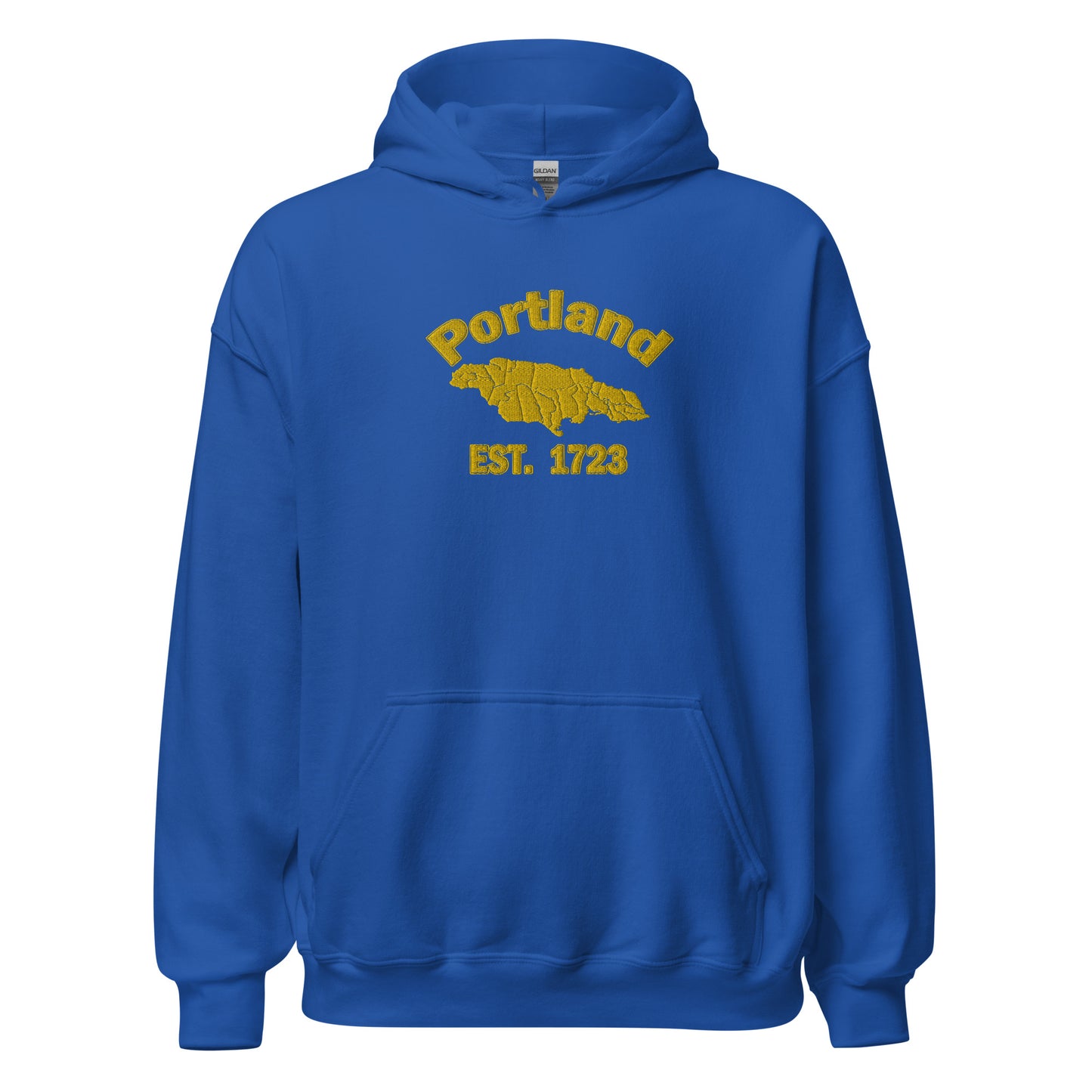 Unisex PORTLAND JAMAICA EMBROIDERED Sunshine Hoodie