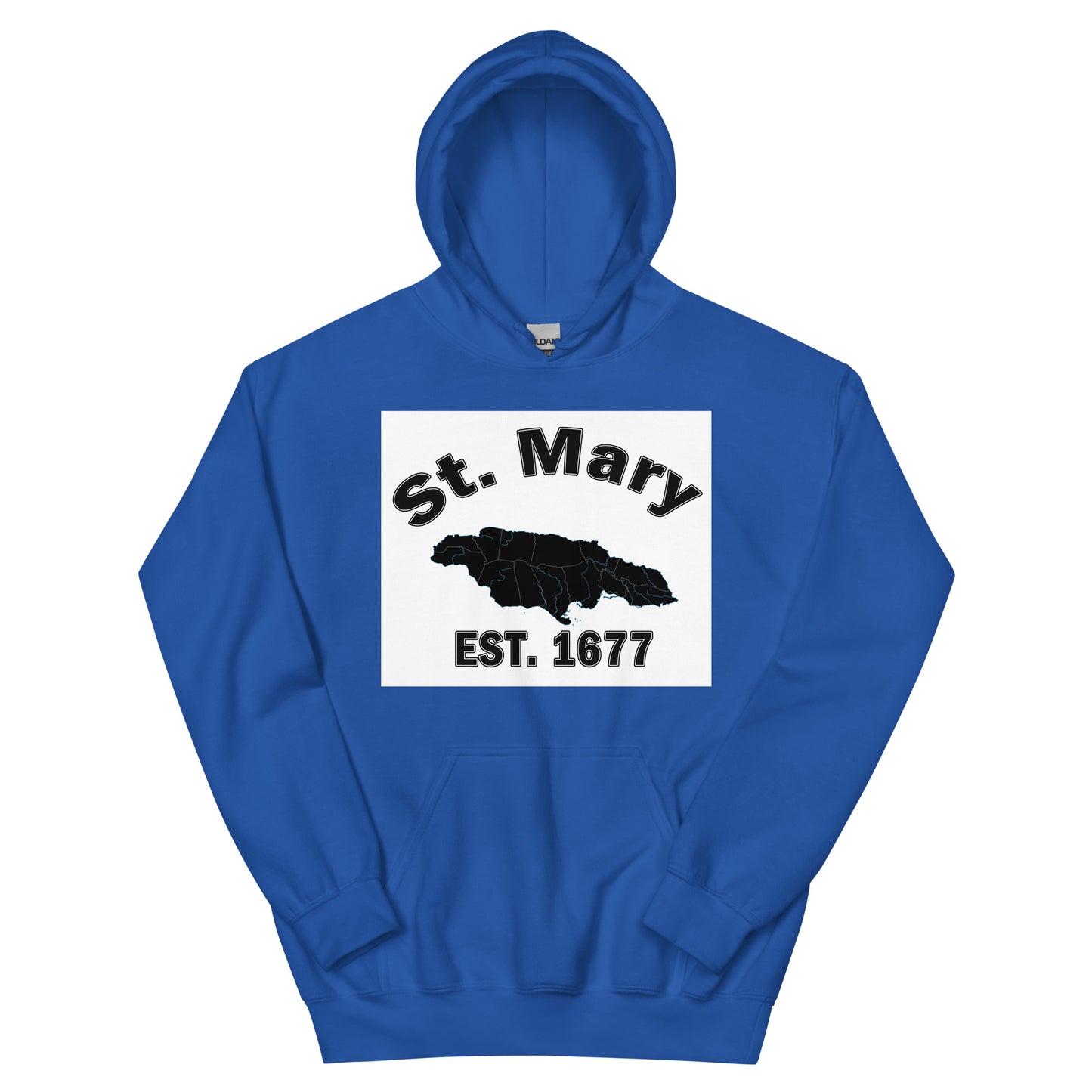 Unisex ST. MARY JAMAICA ESTABLISHED Block Hoodie