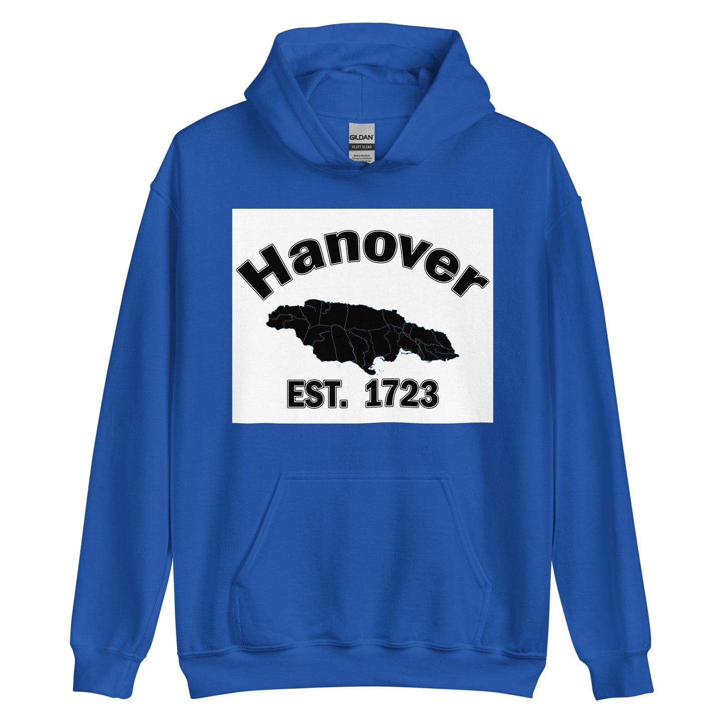 Unisex HANOVER JAMAICA ESTABLISHED Block Hoodie