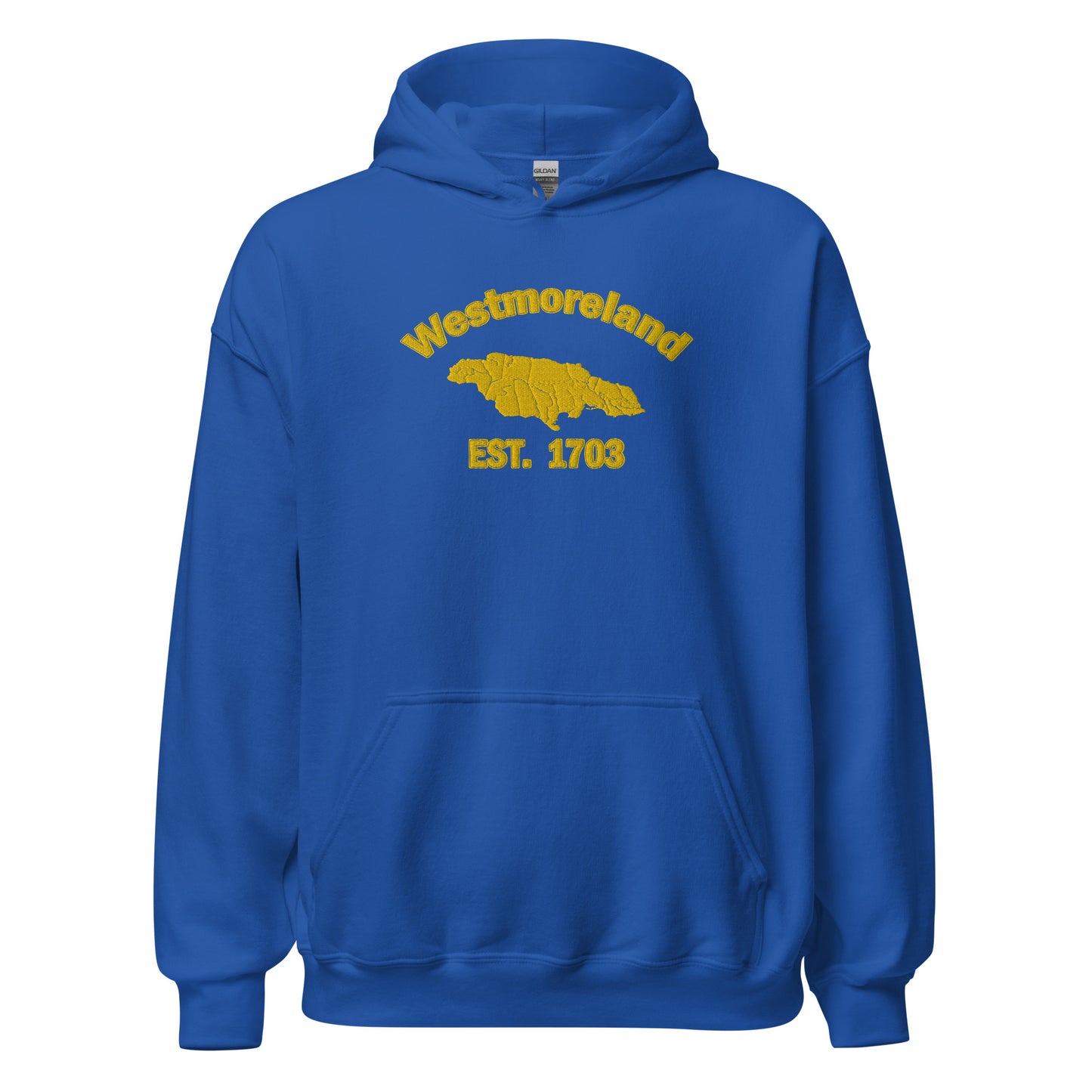 Unisex WESTMORELAND JAMAICA EMBROIDERED Sunshine Hoodie