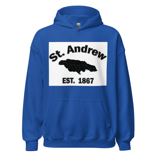 Unisex ST ANDREW JAMAICA ESTABLISHED Block Hoodie