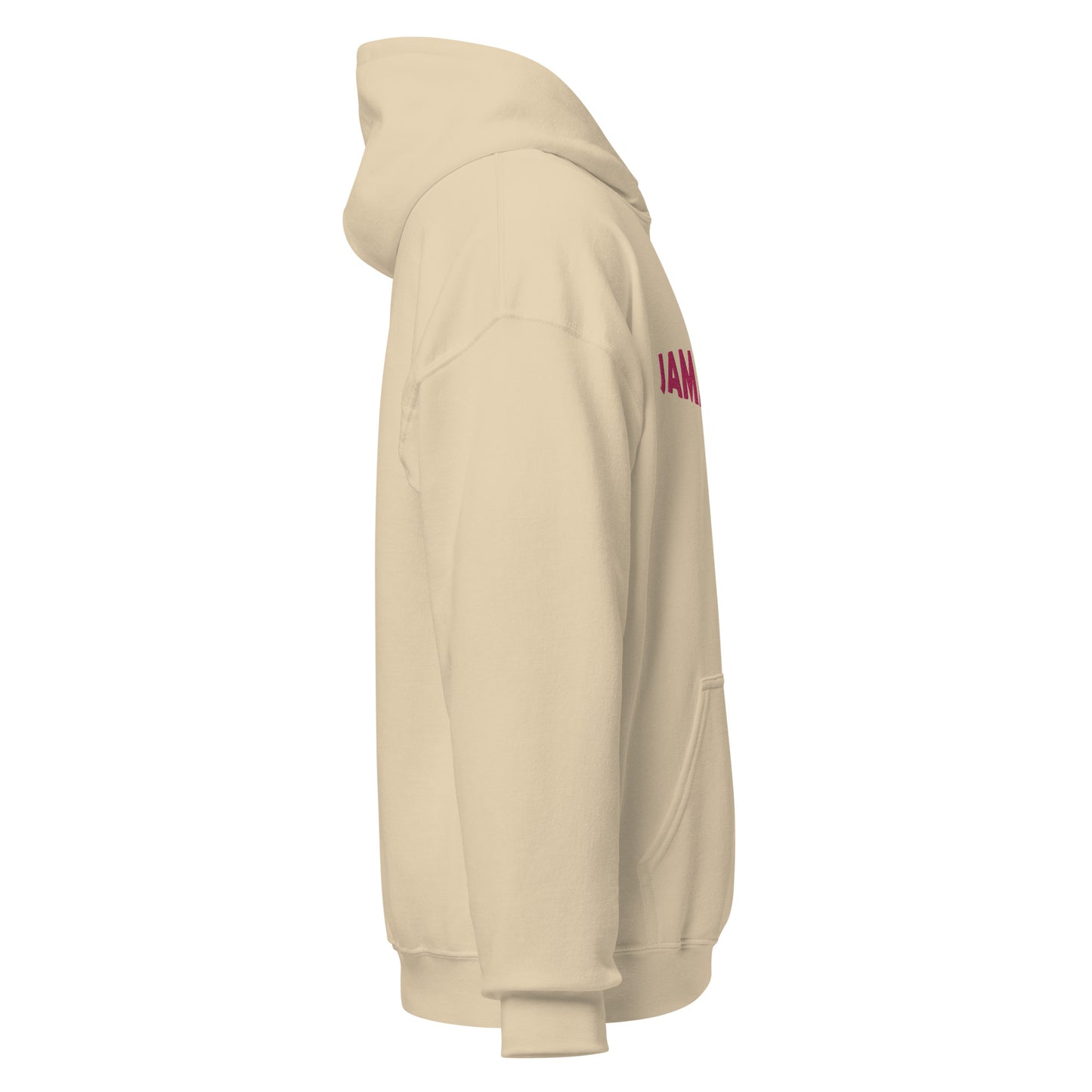 Classic Pink JAMAICA Embroidered Unisex Hoodie