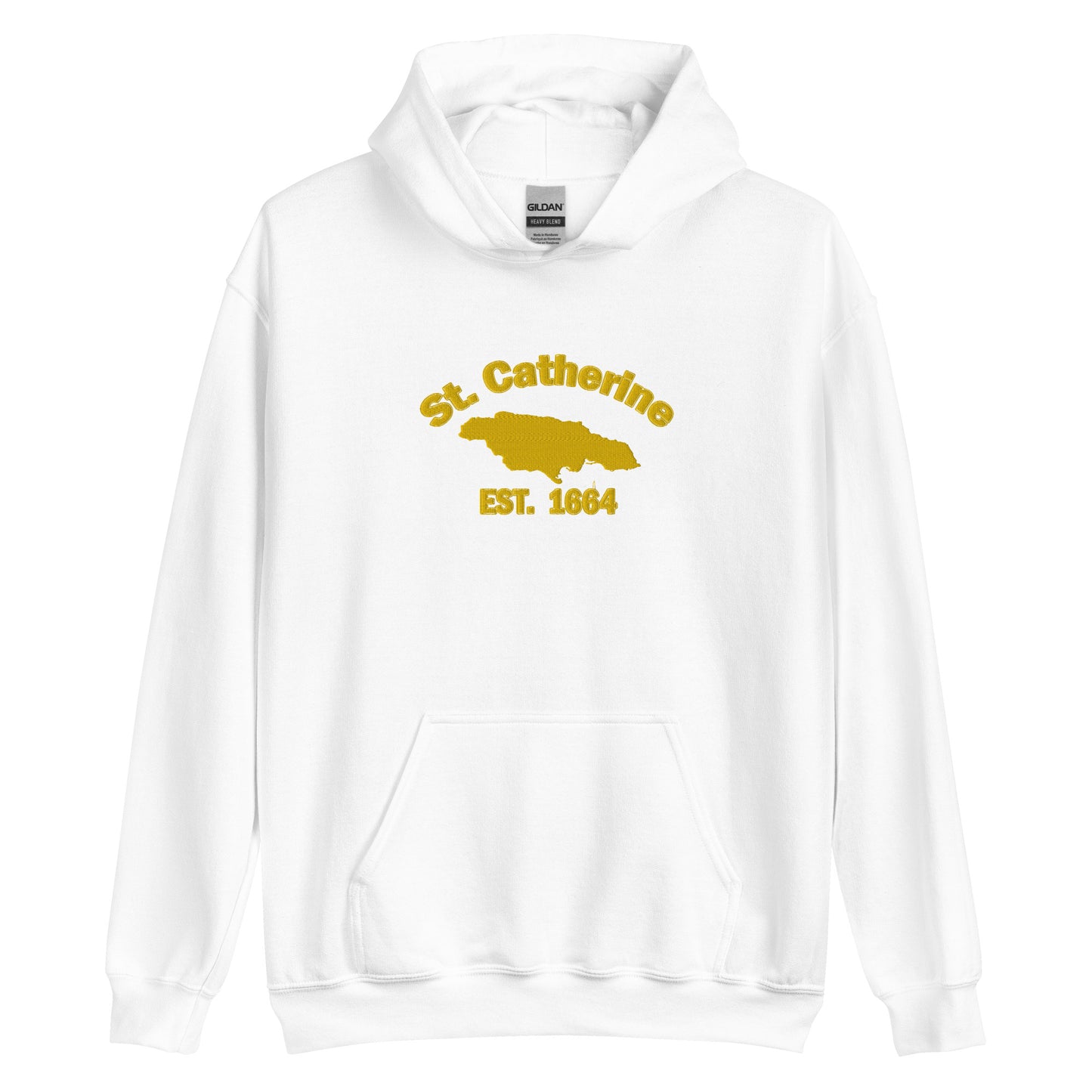 Unisex ST. CATHERINE JAMAICA Embroidered Sunshine Hoodie