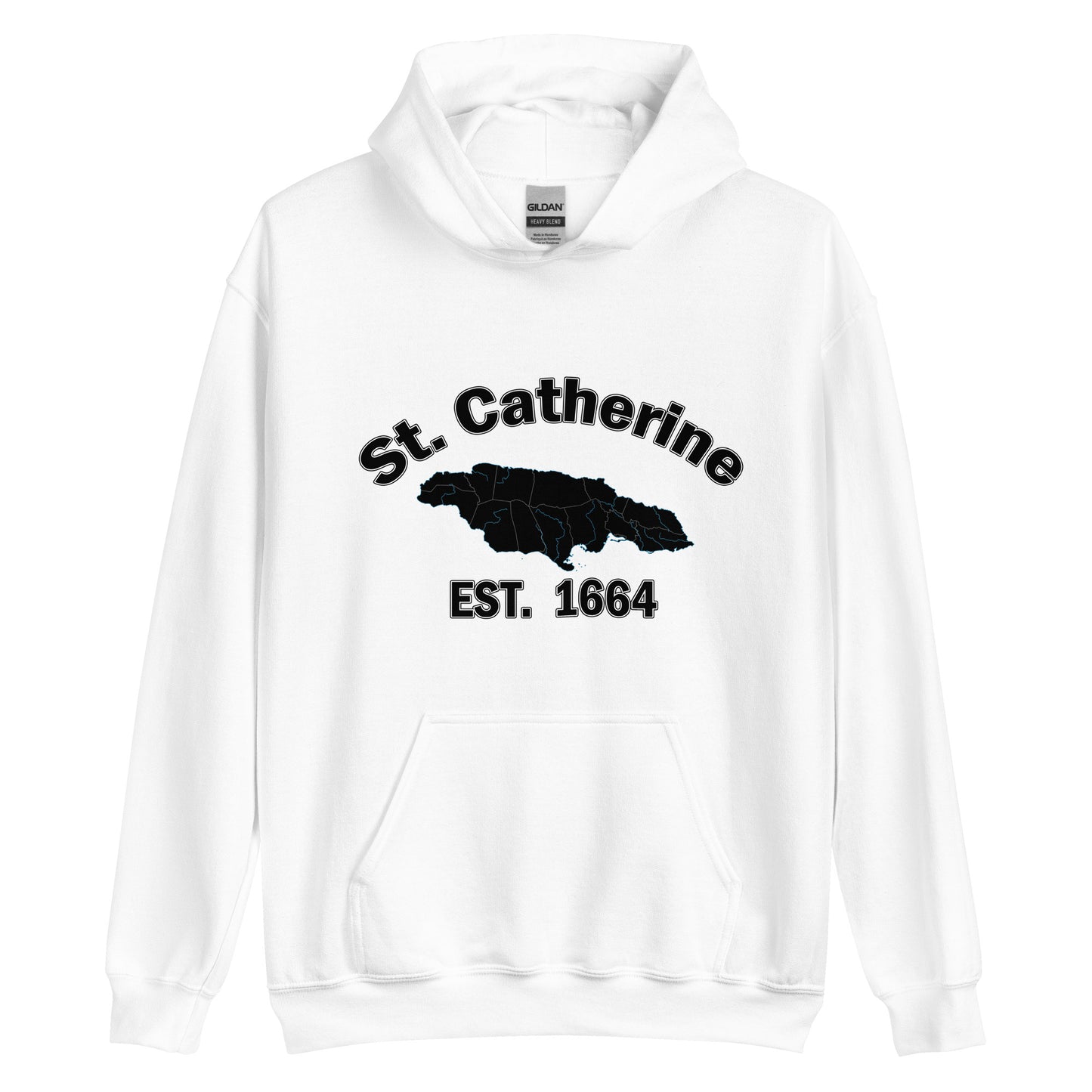 Unisex ST. CATHERINE JAMAICA ESTABLISHED Block Hoodie