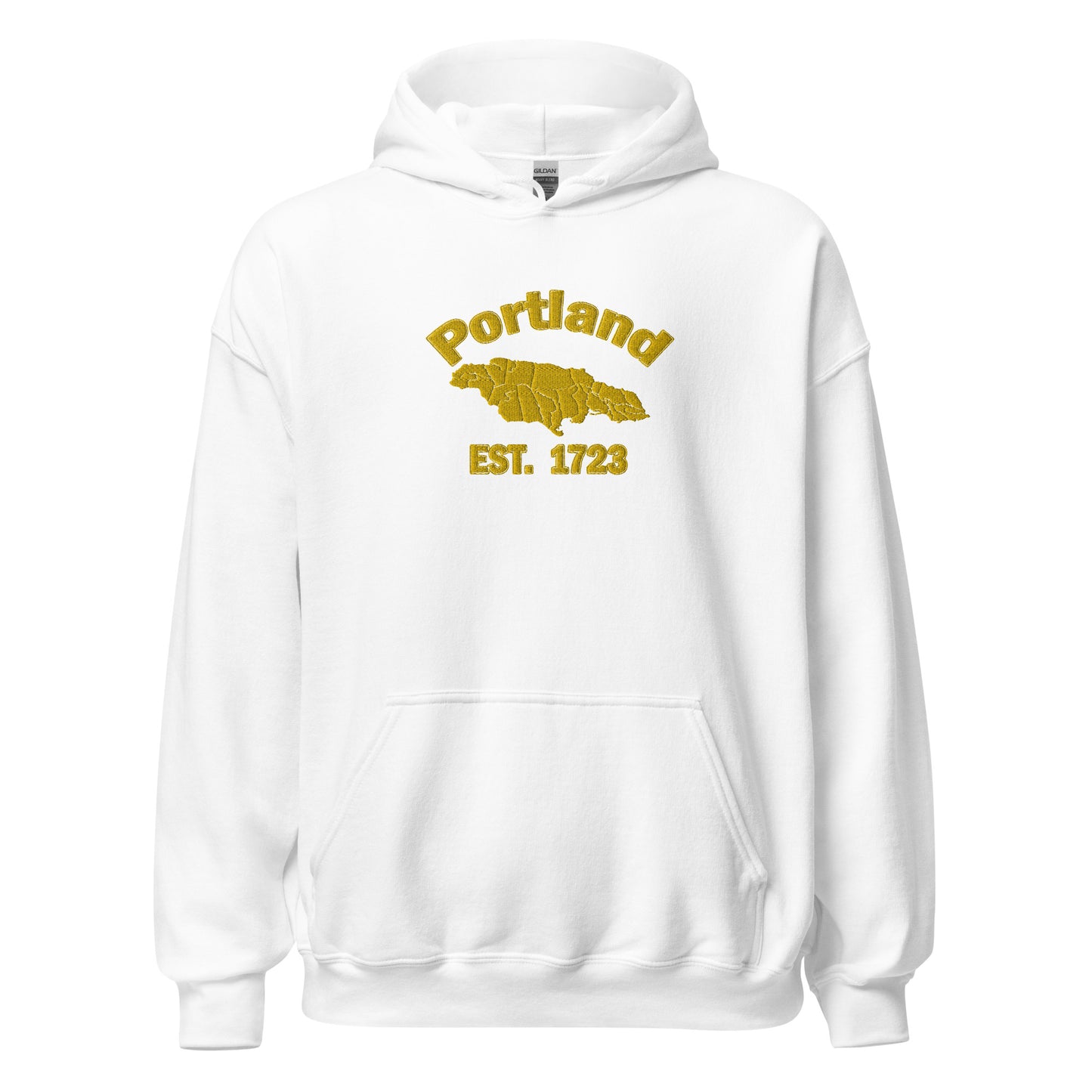 Unisex PORTLAND JAMAICA EMBROIDERED Sunshine Hoodie