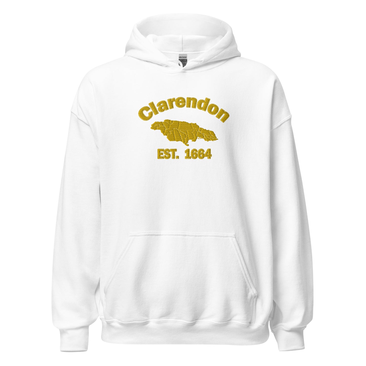 Unisex CLARENDON JAMAICA EMBROIDERED Sunshine Hoodie