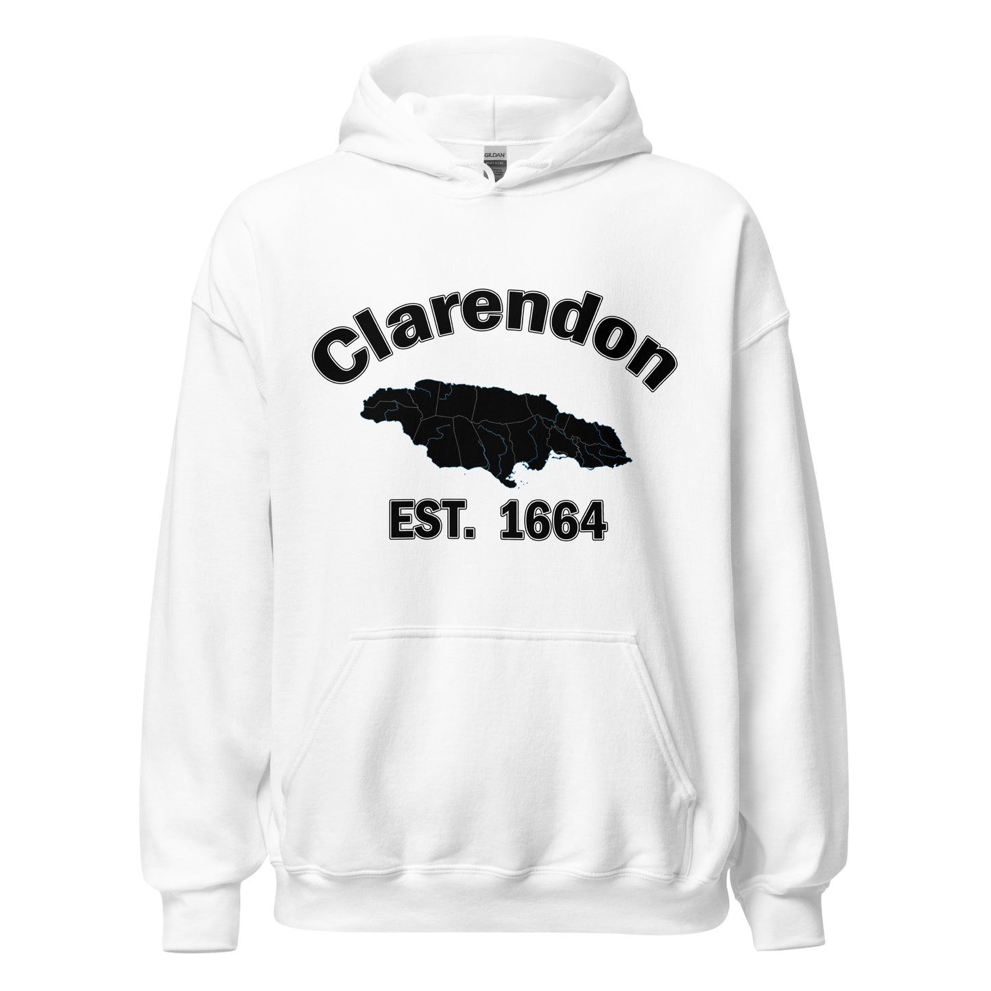 Unisex CLARENDON JAMAICA ESTABLISHED Block Hoodie