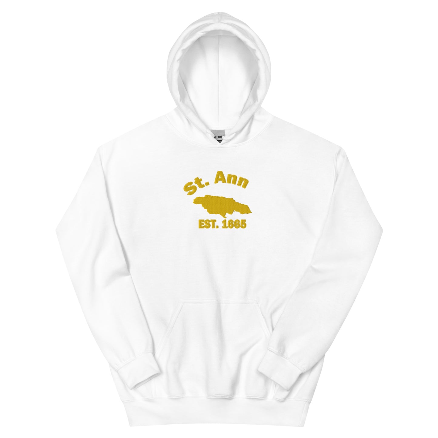 Unisex ST. ANN JAMAICA EMBROIDERED Sunshine Hoodie