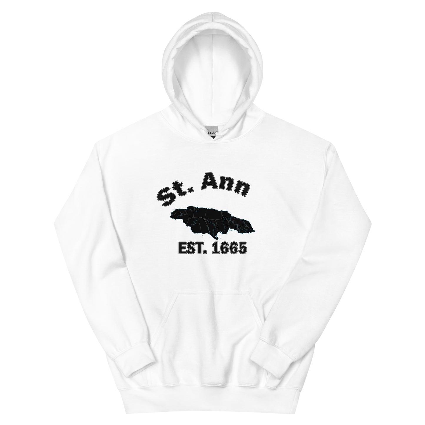 Unisex ST. ANN JAMAICA ESTABLISHED Block Hoodie