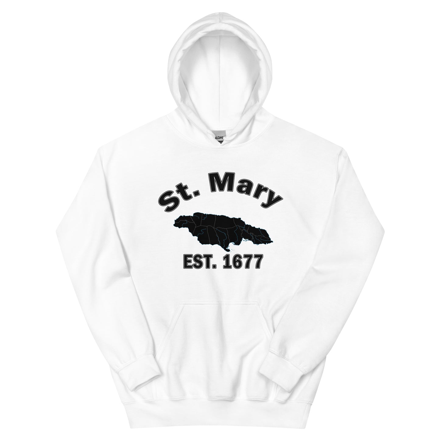 Unisex ST. MARY JAMAICA ESTABLISHED Block Hoodie