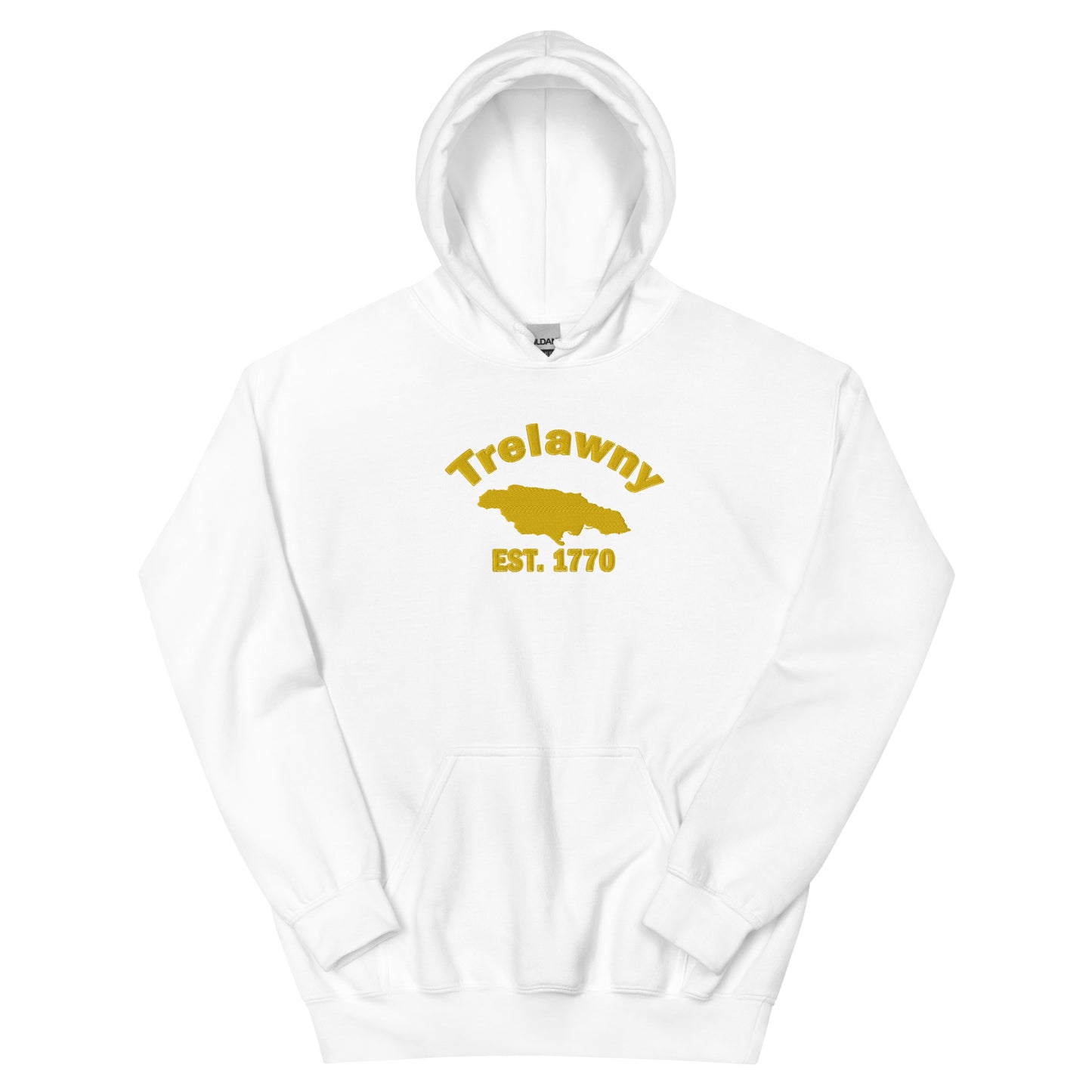 Unisex TRELAWNY JAMAICA EMBROIDERED Sunshine Hoodie