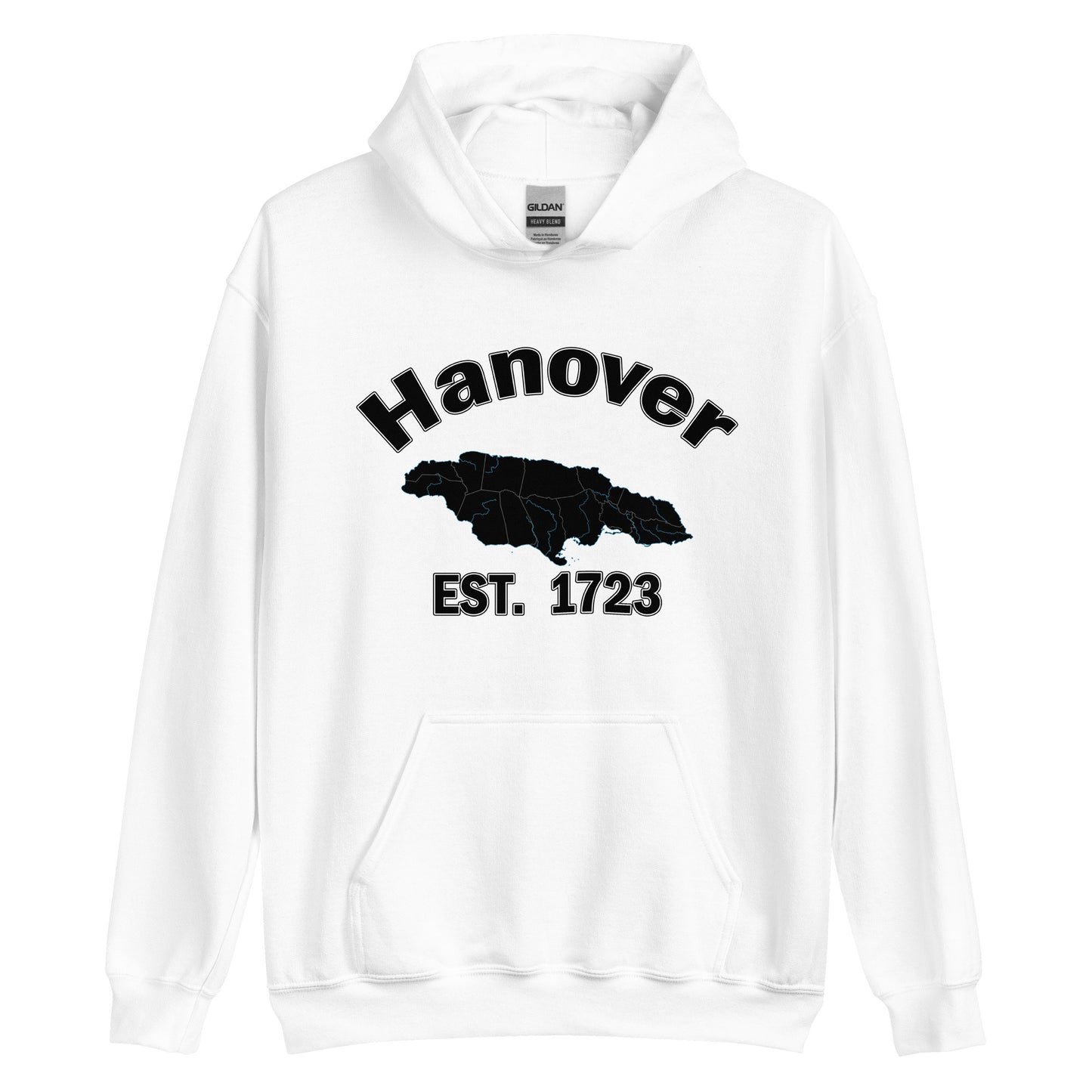 Unisex HANOVER JAMAICA ESTABLISHED Block Hoodie