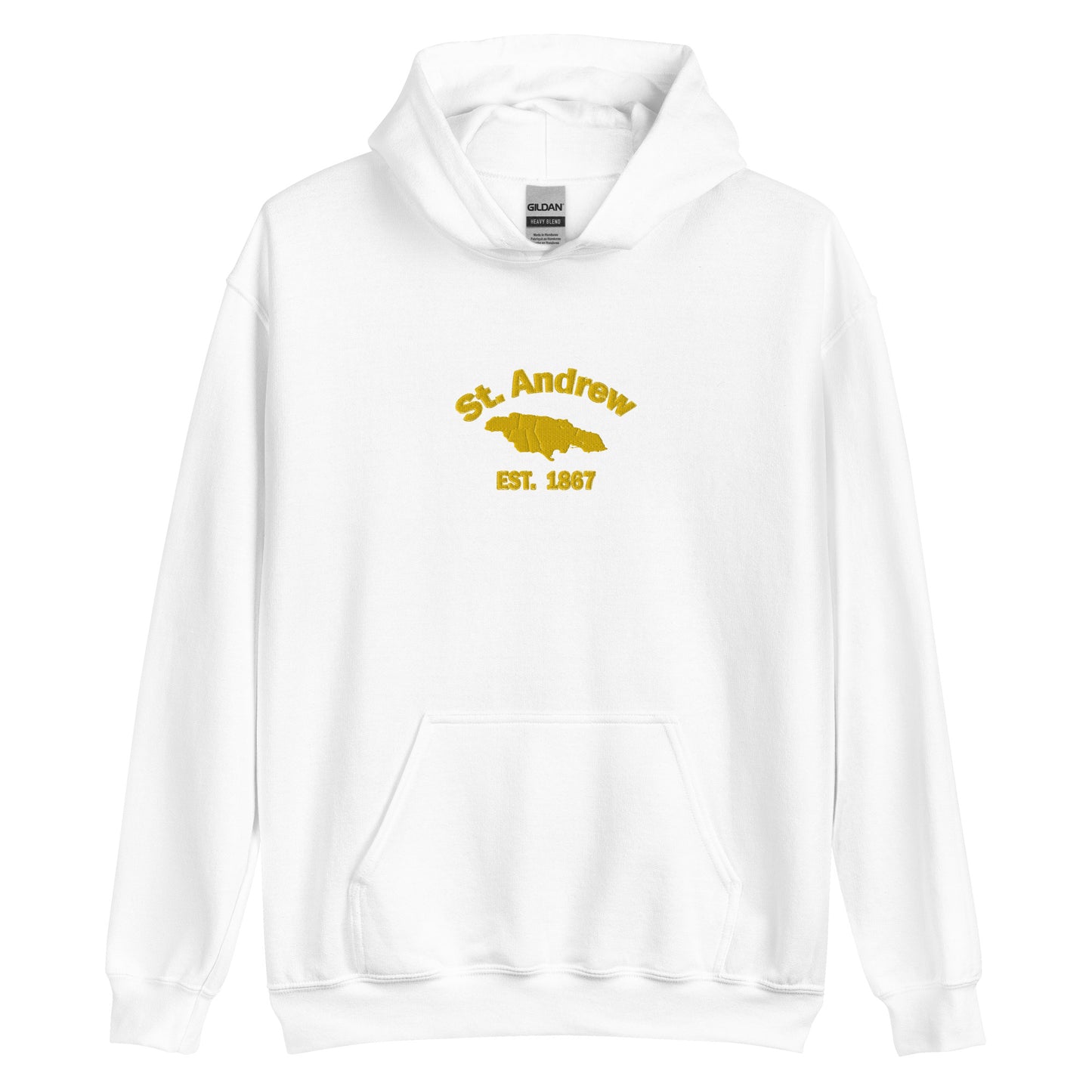 Unisex ST. ANDREW JAMAICA EMBROIDERED Sunshine Hoodie