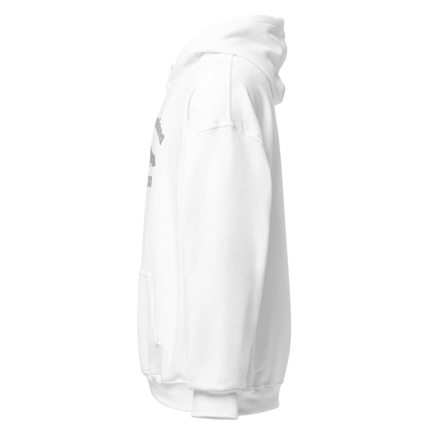 Unisex WESTMORELAND JAMAICA WHITE EMBROIDERED Hoodie