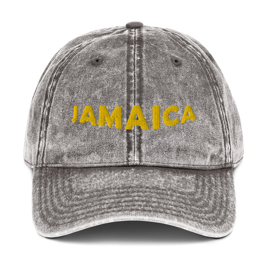 Vintage Style  Embroidered Jamaica Cap